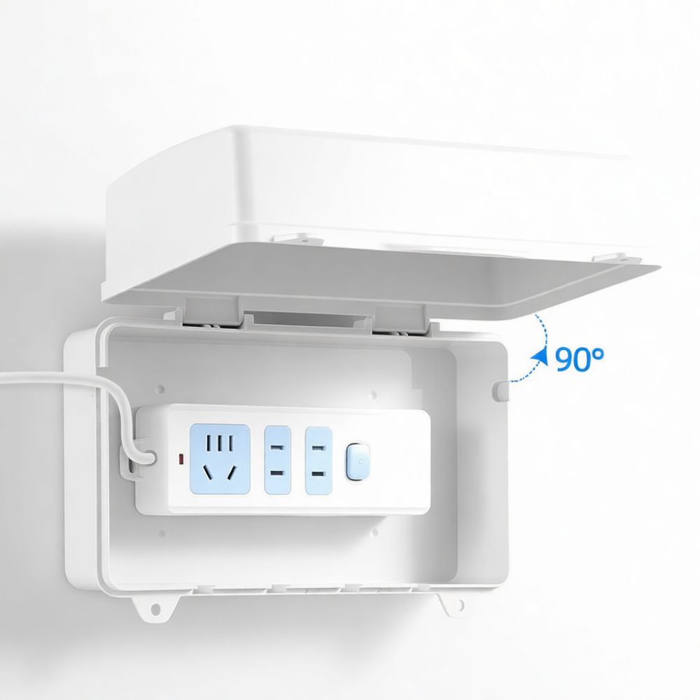 防水電気ソケットカバーボックス、屋外用、耐候性、保護シールド - Outdoor Power Strip Weatherproof のレビューと価格