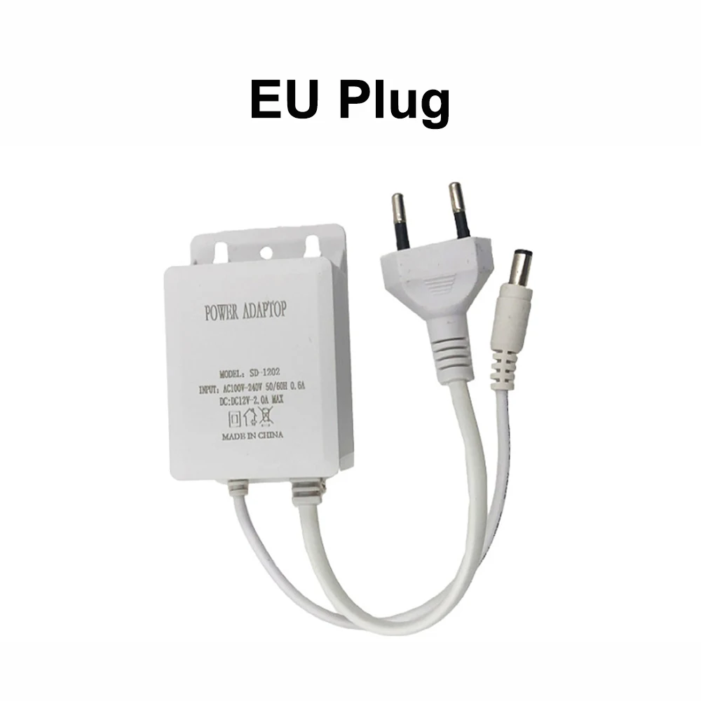 EU電源アダプター充電器,防水,CCTVセキュリティカメラ用 - Ac Outdoor Power のレビューと価格