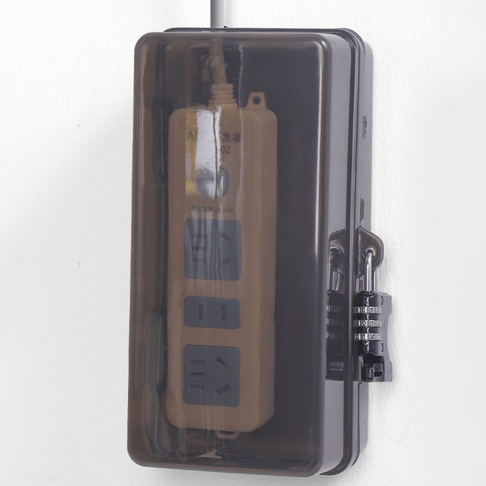 持ち運び可能なプラスチック製プラグボックス。盗難防止、防水機 - Outdoor Power Strip Weatherproof のレビューと価格