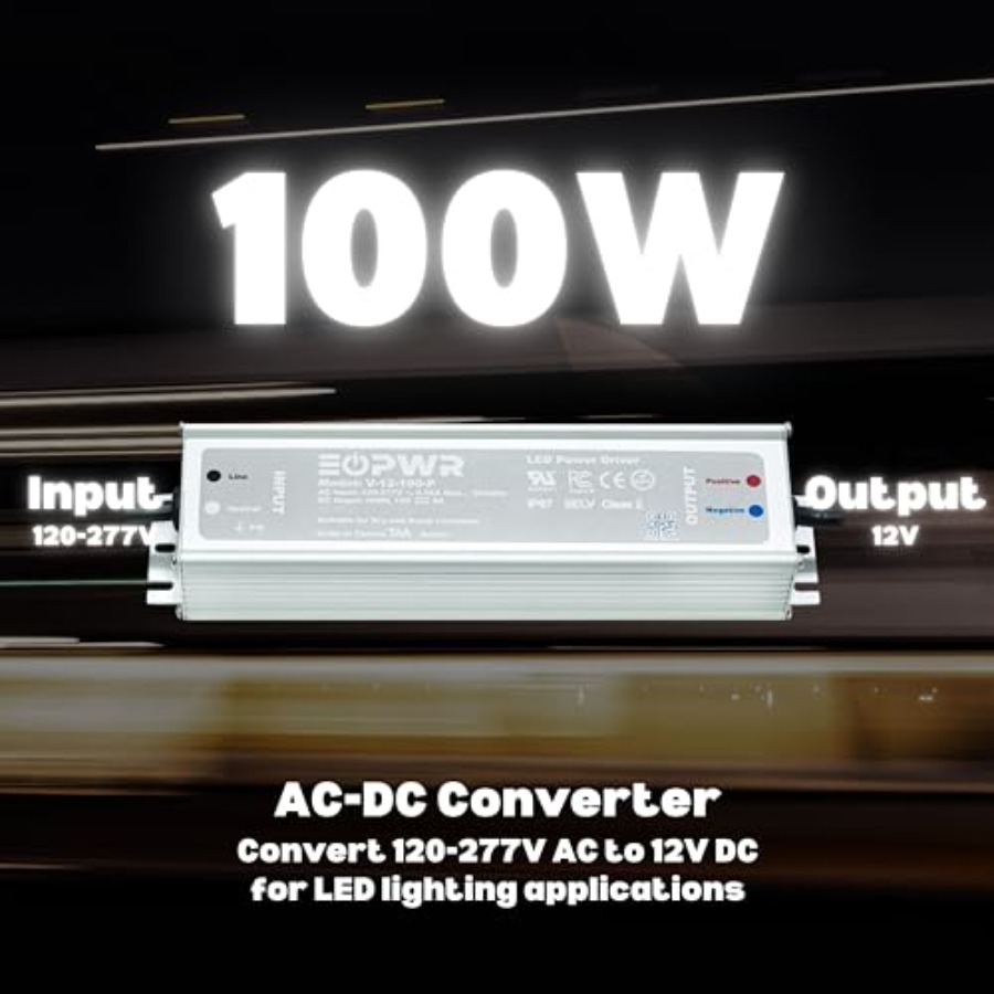 LED ドライバー防水 IP67 電源 AC120-277V - Ac Outdoor Power のレビューと価格