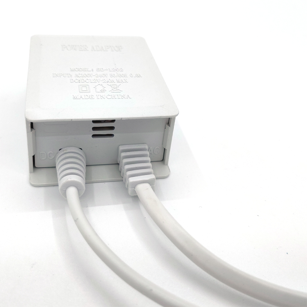 防水電源アダプター12V DC 100-240V,白,EUプ - Ac Outdoor Power のレビューと価格